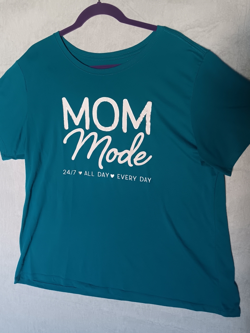 Mom Mode Teal Women's T-Shirt